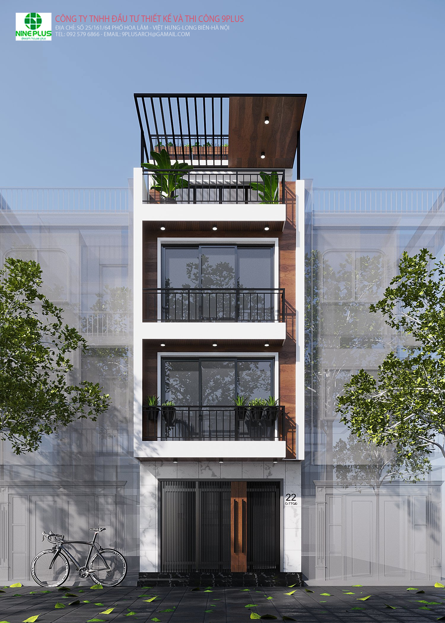 THIẾT KẾ & THI CÔNG NHÀ PHỐ – NP423